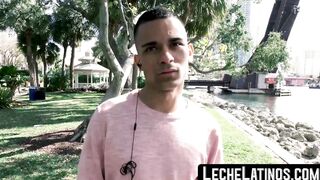 LecheLatinos.com - Straight Latino's POV debut with a raw, hard bareback bang