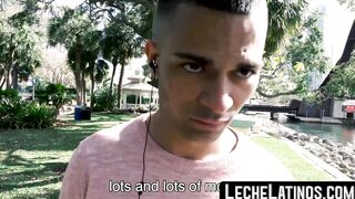 LecheLatinos.com - Straight Latino's POV debut with a raw, hard bareback bang