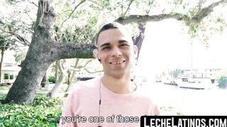 LecheLatinos.com - Straight Latino's POV debut with a raw, hard bareback bang