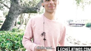 LecheLatinos.com - Straight Latino's POV debut with a raw, hard bareback bang