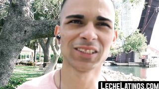 LecheLatinos.com - Straight Latino's POV debut with a raw, hard bareback bang
