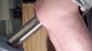 Hard Anal Workout with a Big Dildo - Gay Amateur Video