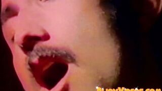 Lean mustached dude Anthony Lee receives oral and anal hammering