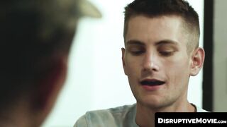 DisruptiveMovie.com - Inked army studs Roman Todd and Jkab Dale dominate recruit Trev
