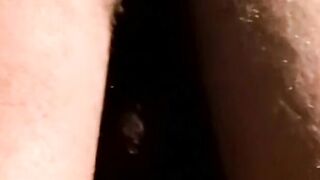 Amateur black guy jerks off solo with white dude kissing him