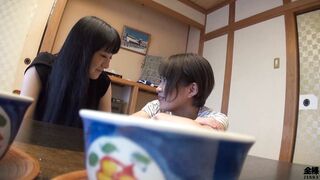 Big Tit JAV studio female employee and bicurious amateur