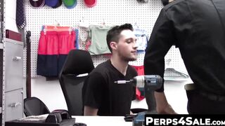 Perps4Sale.com - Sexy criminals butt hole fingered and fucked by Inspector