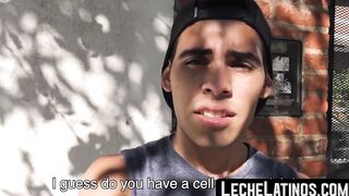 LecheLatinos.com - Latino's wild pickup sex ends with a raw fuck and a jizz-covered f