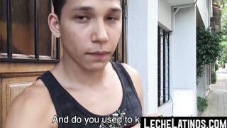 LecheLatinos.com - Young straight Latino picked up and raw fucked in a hot session