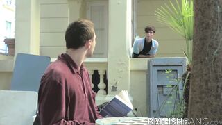 Both skinny Austin Ponce and Sailor Boy enjoyed a ravenous flip fucking after dick su