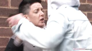 Erotic cop sucking off the bad dude's nuts