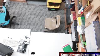ShopliftersPunished.com - Cute but slutty teen's tight pussy destroyed by officer coc