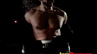 New master Dire Callahan explores his subs while slapping and slapping them
