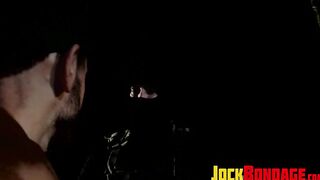 New master Dire Callahan explores his subs while slapping and slapping them