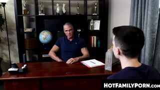 HotFamilyPorn.com - Alex Meyer gets intense anal play in the office session