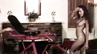 Lesbians with natural tits are up for hard anal toying