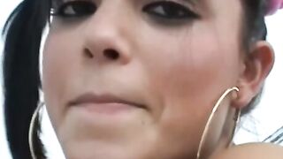 Brunette lesbians eat each others pussies after dildo play