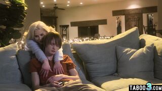 MILF stepmom spending time with stepson