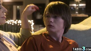 MILF stepmom spending time with stepson