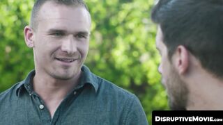DisruptiveMovie.com - Muscular Daddy Ty Roderick pounded hard by sexy bear Isaac X in
