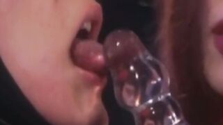 PussyCatsLatex.com - Vintage toy bondage with lesbian sub and mistress
