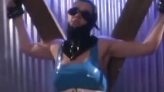 PussyCatsLatex.com - Vintage toy bondage with lesbian sub and mistress