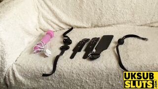 UKSubSluts.com - Blonde Jessica Jensen's submissive slut role with big cocks