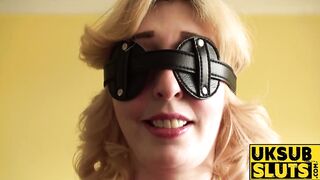 UKSubSluts.com - Blonde Jessica Jensen's submissive slut role with big cocks