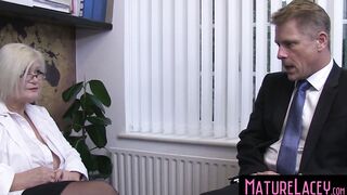 MatureLacey.com - Patient tricked into doggystyle by kinky GILF Lacey Starr