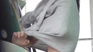 NipponSexTV.com - Athletic Asian teenagers change clothes in public view of voyeur ca