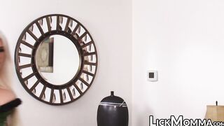 Busty blonde stepmom Nikki Phoenix seduces teen Lilly Evans