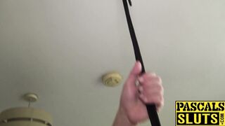 Lovely Madison Stuart bound for maledom dick insertion