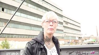 GERMAN SCOUT - SKINNY PAINTED MUVA VICKY FROM BERLIN PICKUP