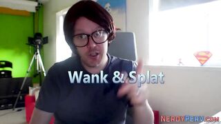 Nothern brit nerd gets bj and jizzes