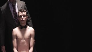 Muscular Mitch Cox buried his massive cock into the eager hole of twink Austin Young
