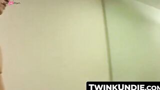 TwinkUndie.com - Handsome twink Joey's colorful undies try-on and jerk off