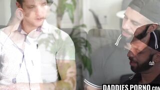 DaddiesPorno.com - Stepdad giving tips and training his son for a good fuck