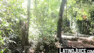 LatinoJuice.com - Alluring teen Leo masturbates alone his hot throbbing cock