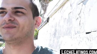 LecheLatinos.com - Straight Latino's POV bareback fuck leads to an explosive orgasm