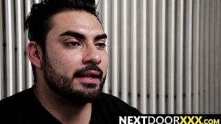 NextDoorXXX.com - Jock begs for a raw fuck from his muscular lover