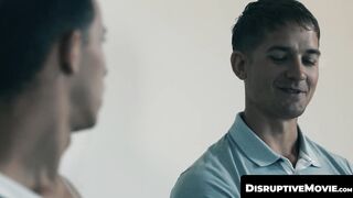 DisruptiveMovie.com - Des Irez deepthroats landlord Brandon Anderson's huge dick to p
