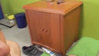 Slim cock suckers take turn boning each other hard and fast