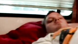 Amateurs have good time lying next to each other jerking off