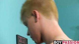 Jordans smooth and tanned cock is deep in the pale pink ass