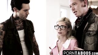 PornTaboos.com - Petite teen's ultimate gangbang adventure with multiple big dicks