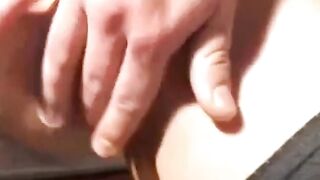 Blonde deutsche Amateurin in Strümpfen Hardcore gefickt