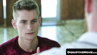 DisruptiveMovie.com - Doctor Brian Bonds raw anal stretches twink Trevor Harris' tigh