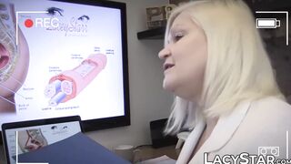 Doctor Lacey Starr treats her patient with strapon fuck