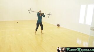 FamilyHandle.com - Amazing Jade Nile fucked by her horny masked stepdad's big dick