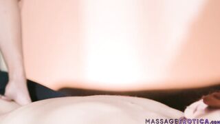 Delilah Day and Theodora Day scissor after a massage